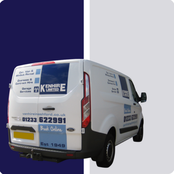 TRANSIT CUSTOM VAN with TOW BAR For 